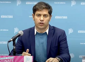 Axel Kicillof dio positivo de coronavirus Kicillof dio positivo