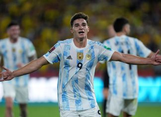 Argentina empató 1 a 1 con Ecuador 1 a 1 con Ecuador