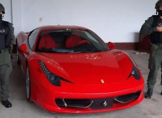 Gendarmería secuestró una Ferrari que era transportada hacia Pilar Ferrari Pilar