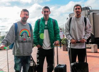 Lionel Messi llegó a Argentina messi llegó