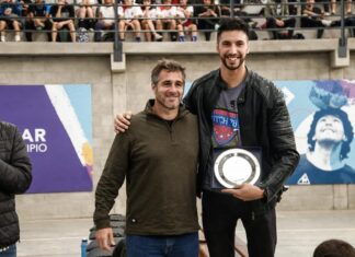 Achával abrió la liga municipal de vóley en Lagomarsino