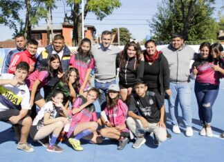 Achával acompañó a los clubes de la nueva Liga Municipal de Fútbol de Del Viso
