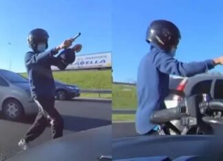 Se difundieron las imágenes de un motorobo ocurrido en Panamericana motorobo