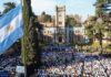 Alumnos prometieron lealtad a la bandera en el Pellegrini