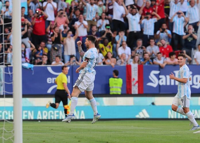 messi cinco de Messi