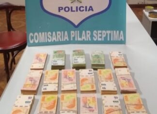 La policía frustró el robo de dinero que estaba destinado a pago de salarios pago de salarios