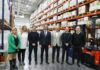 Amplían la planta productiva de Laboratorios Kemex Federico Achával, Santiago Cafiero y Guillermo Merediz en recorrida por la planta productiva.