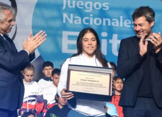 El Presidente inauguró las finales de los Juegos Evita El Presidente inauguró las finales de los Juegos Evita