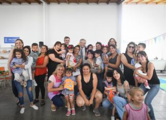 Achával inauguró con el Presidente un Centro de Desarrollo Infantil