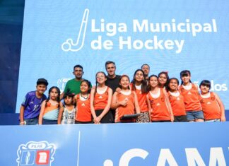 Achával acompañó a los clubes de la Liga Municipal de Hockey
