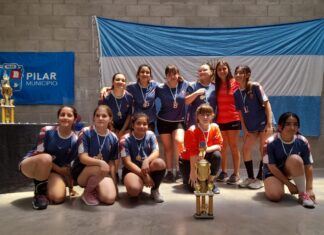 La Liga Municipal de Handball consagró a los mejores de la temporada Handball, Muni Pilar Cadetas campeones 2022 2