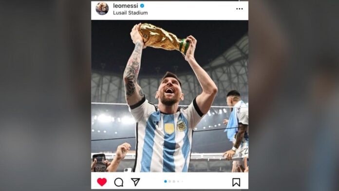 Messi rompe el récord de foto más likeada También en Instragram: Messi rompe el récord de foto más likeada