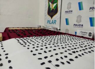 La Policía de Pilar secuestró 464 dosis de cocaína en Villa Uruguay La Policía de Pilar secuestró 464 dosis de cocaína en Villa Uruguay