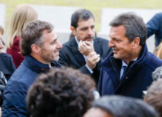 Achával acompañó a Massa y Kicillof en San Martín Achával acompañó a Massa y Kicillof en San Martín