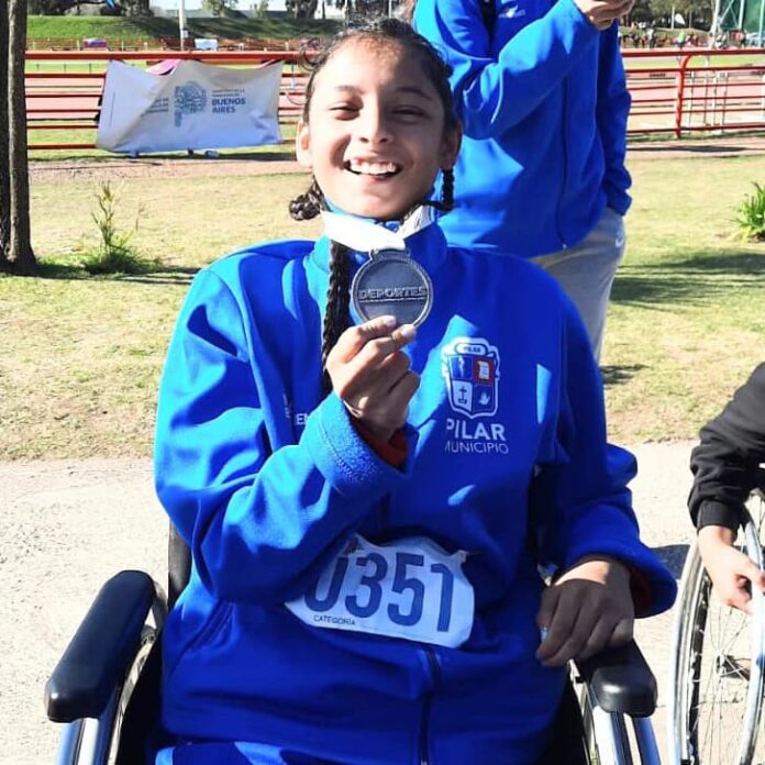 Atletismo PCD, Luciana Gómez medalla de plata