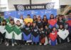 Achával acompañó a los equipos de fútbol femenino en la presentación de sus camisetas