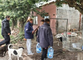 Pilar continúa el operativo de asistencia a los damnificados del temporal