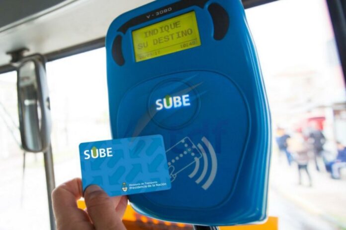Usuarios de tarjeta SUBE no registrada pagarán el doble
