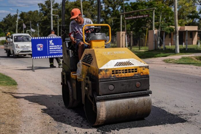 bacheo en manzanares El Municipio realizó trabajos de bacheo en Manzanares