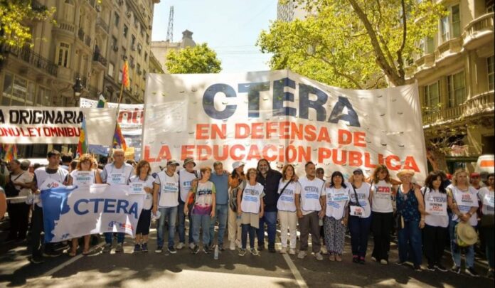 Inició el paro nacional docente de CTERA Inició el paro nacional docente de CTERA