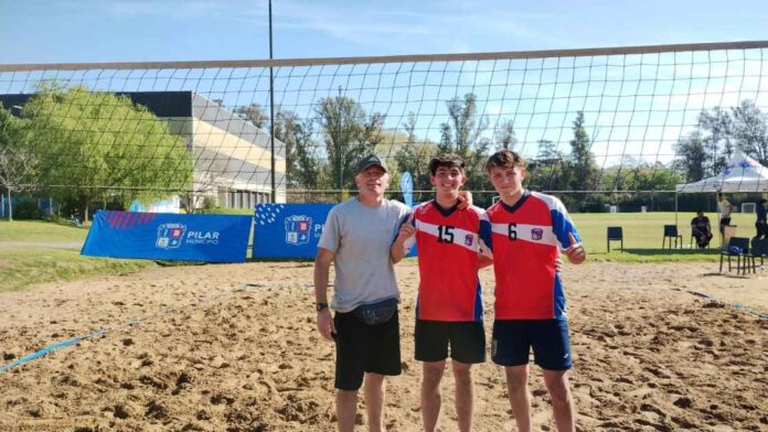 El Beach Voley masculino de Pilar también estará en Mar del Plata