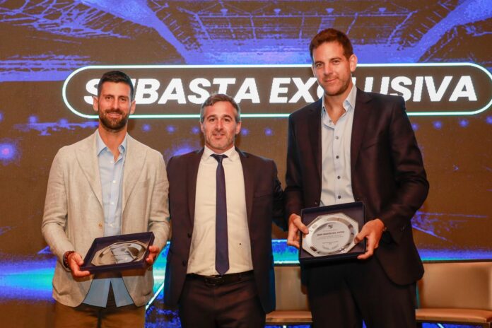 Achával recibió a Del Potro y Djokovic en Pilar