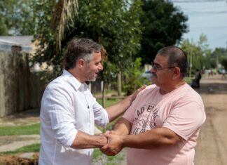 Achával recorrió las nuevas obras de asfalto de San Alejo Achával recorrió las nuevas obras de asfalto de San Alejo