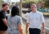 Achával recorrió nuevas obras de asfaltos en La Pilarica Achával recorrió nuevas obras de asfaltos en La Pilarica