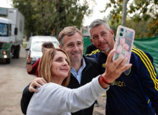 Achával recorrió las obras que están transformando a Lagomarsino Achával recorrió las obras que están transformando a Lagomarsino