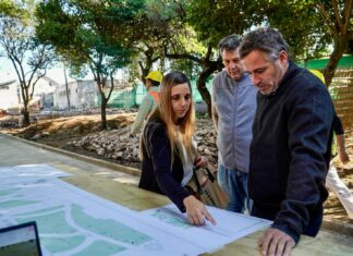 Achával recorrió el avance de importantes obras en Derqui: el nuevo Paseo Alfaro y la estación Achával recorrió el avance de importantes obras en Derqui: el nuevo Paseo Alfaro y la estación