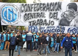 Paro general de la CGT: sin transporte, bancos ni clases en una jornada de fuerte protesta contra el gobierno Paro general de la CGT: sin transporte, bancos ni clases en una jornada de fuerte protesta contra el gobierno