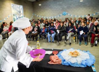 Semana de mayo: Achával compartió talleres patrios con vecinos de Lagomarsino talleres patrios