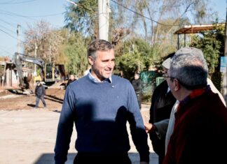 Achával recorrió las obras que están transformando Pinazo Achával recorrió las obras que están transformando Pinazo