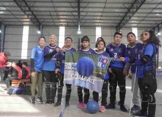 El equipo pilarense de goalball tuvo su primera vez oficial frente a su gente El equipo pilarense de goalball tuvo su primera vez oficial frente a su gente