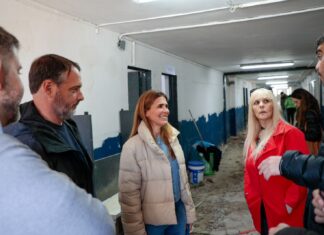 Soledad Peralta recorrió la obra de refacción de la Escuela N°5 de Villa Rosa Soledad Peralta recorrió la obra del nuevo Paseo Villa Rosa