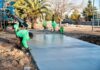 Achával recorrió la nueva obra de la plaza de Los Cachorros Achával recorrió la nueva obra de la plaza de Los Cachorros