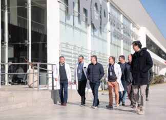 Achával recorrió la obra de ampliación del HCP que sigue creciendo Achával recorrió la obra de ampliación del HCP que sigue creciendo