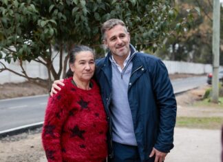 Achával recorrió las nuevas obras de asfaltos de Del Viso Achával recorrió las nuevas obras de asfaltos de Del Viso
