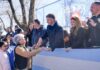 Peralta y Achával acompañaron a los vecinos de Villa Rosa en sus patronales Peralta y Achával acompañaron a los vecinos de Villa Rosa en sus patronales