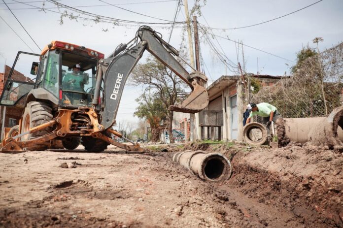 El Municipio realiza nuevas obras hidráulicas en Agustoni