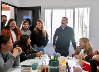 Achával visitó la Casa de Desarrollo Humano de El Rocío junto a Soledad Peralta Achával visitó la Casa de Desarrollo Humano de El Rocío junto a Soledad Peralta