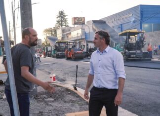 Achával recorrió los avances de la transformación de la Ruta 8 Achával recorrió los avances de la transformación de la Ruta 8