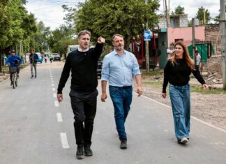Achával recorrió las obras que están transformando Manuel Alberti Achával recorrió las obras que están transformando Manuel Alberti