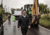 Achával recorrió los nuevos asfaltos de Rivera Villate en Derqui Achával recorrió los nuevos asfaltos de Rivera Villate en Derqui