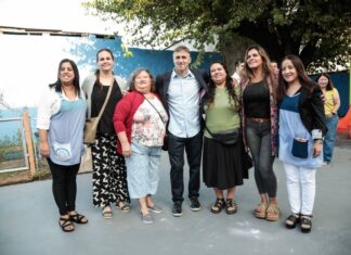 Achával recorrió la obra del Jardín de Infantes Nº 901 en el centro de Pilar Achával recorrió la obra del Jardín de Infantes Nº 901 en el centro de Pilar