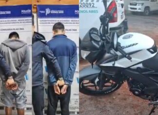 Del Viso: robaron una moto, la abandonaron durante la fuga y fueron detenidos por la Guardia Urbana Del Viso: robaron una moto, la abandonaron durante la fuga y fueron detenidos por la Guardia Urbana