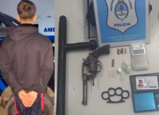 Disparos en Manuel Alberti: detenido con arma y droga