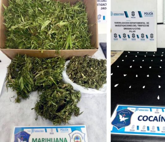 Derqui: desbaratan un punto de venta de drogas y secuestran cocaína, marihuana y dinero en efectivo Derqui: desbaratan un punto de venta de drogas y secuestran cocaína, marihuana y dinero en efectivo