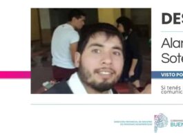 Desesperada búsqueda de Alan Facundo Sotelo: el pilarense de 34 años desapareció hace cuatro días alan facundo sotelo