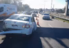 Insólito: un auto dio marcha atrás en Panamericana y provocó un fuerte choque Insólito: un auto dio marcha atrás en Panamericana y provocó un fuerte choque